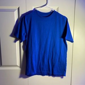 Plain blue T-shirt
